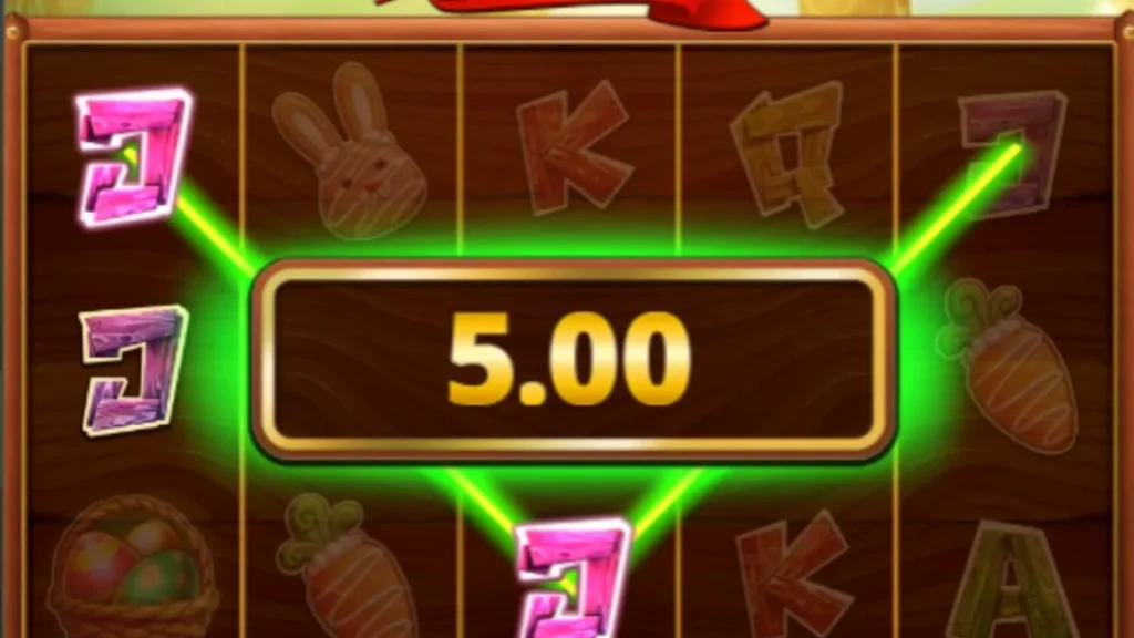 Tampilan visual slot Golden Egg Hunt dengan tema musim semi dan telur emas